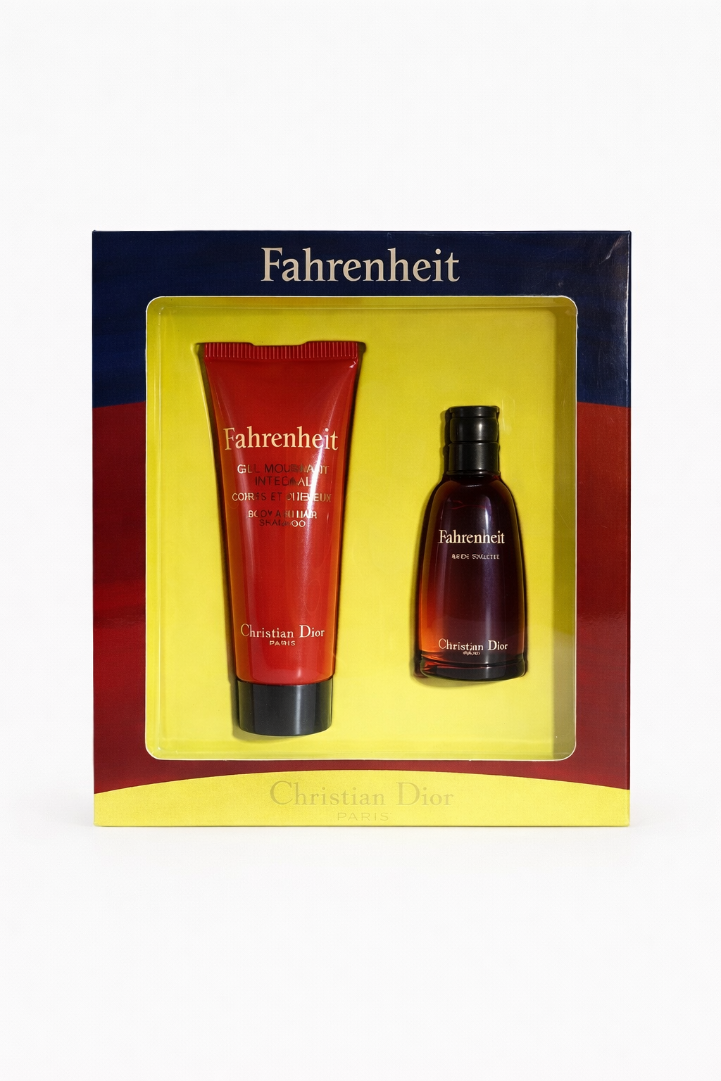 dior fahrenheit set miniaturas 1995 primera version vintage coleccion perfume