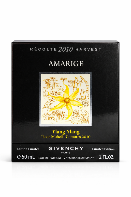 givenchy amarige recolte ylang ylang 60 ml frasco original 2010 edicion limitada perfume descatalogado mujer