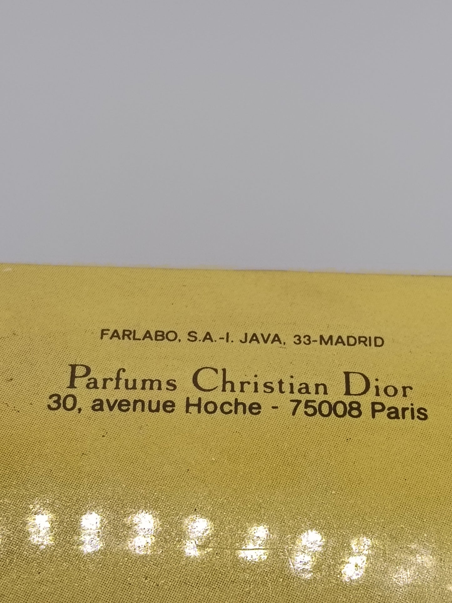 Dior Fahrenheit After Shave 50 ml primera formulación 1988 - 1991