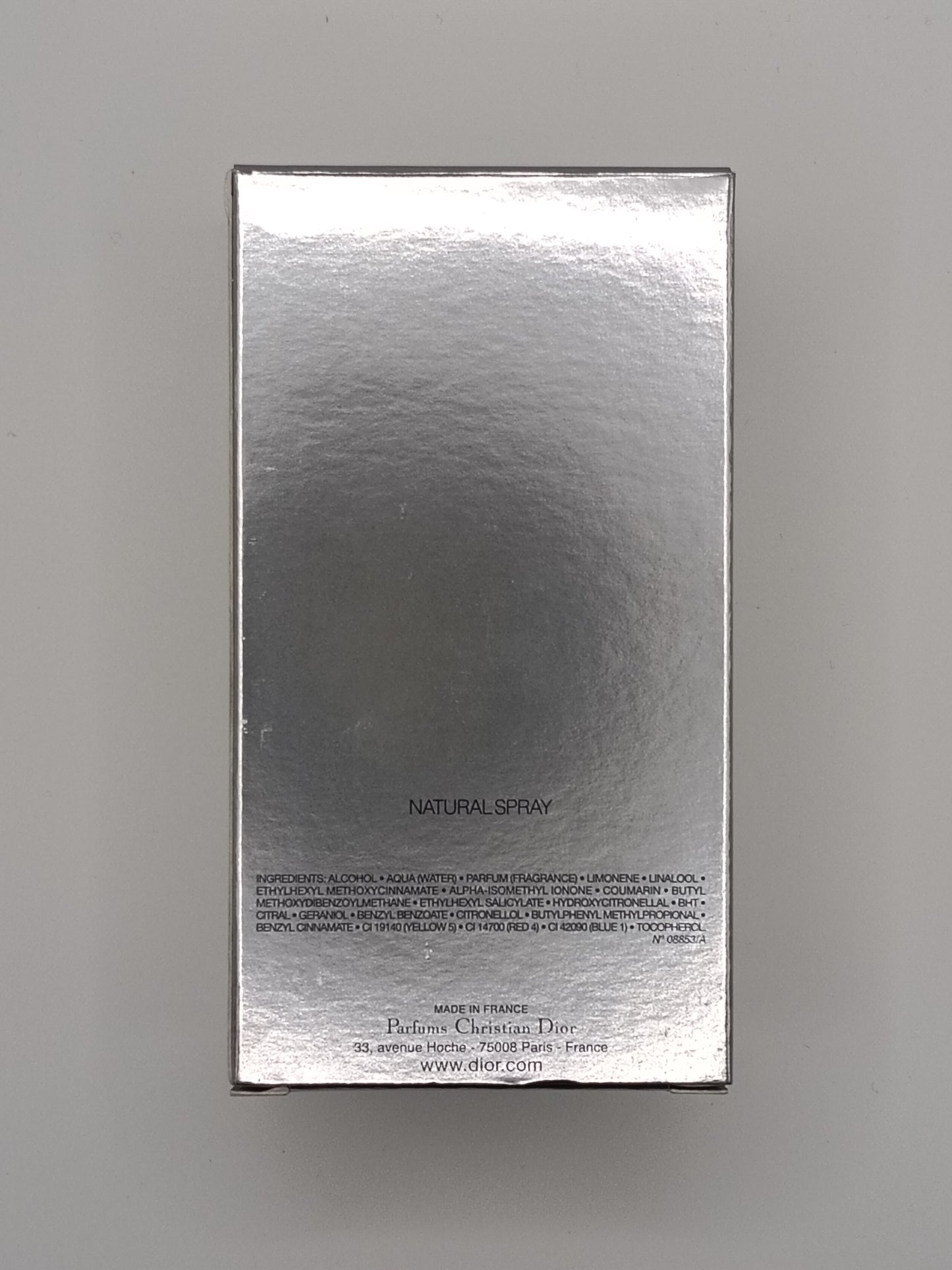 Dior Homme 2011 Eau de Toilette 100 ml Batch 2015
