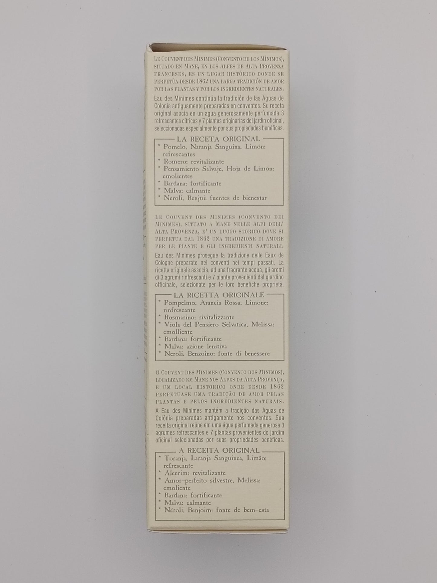 Le Couvent des Minimes Eau des Minimes 110 ml