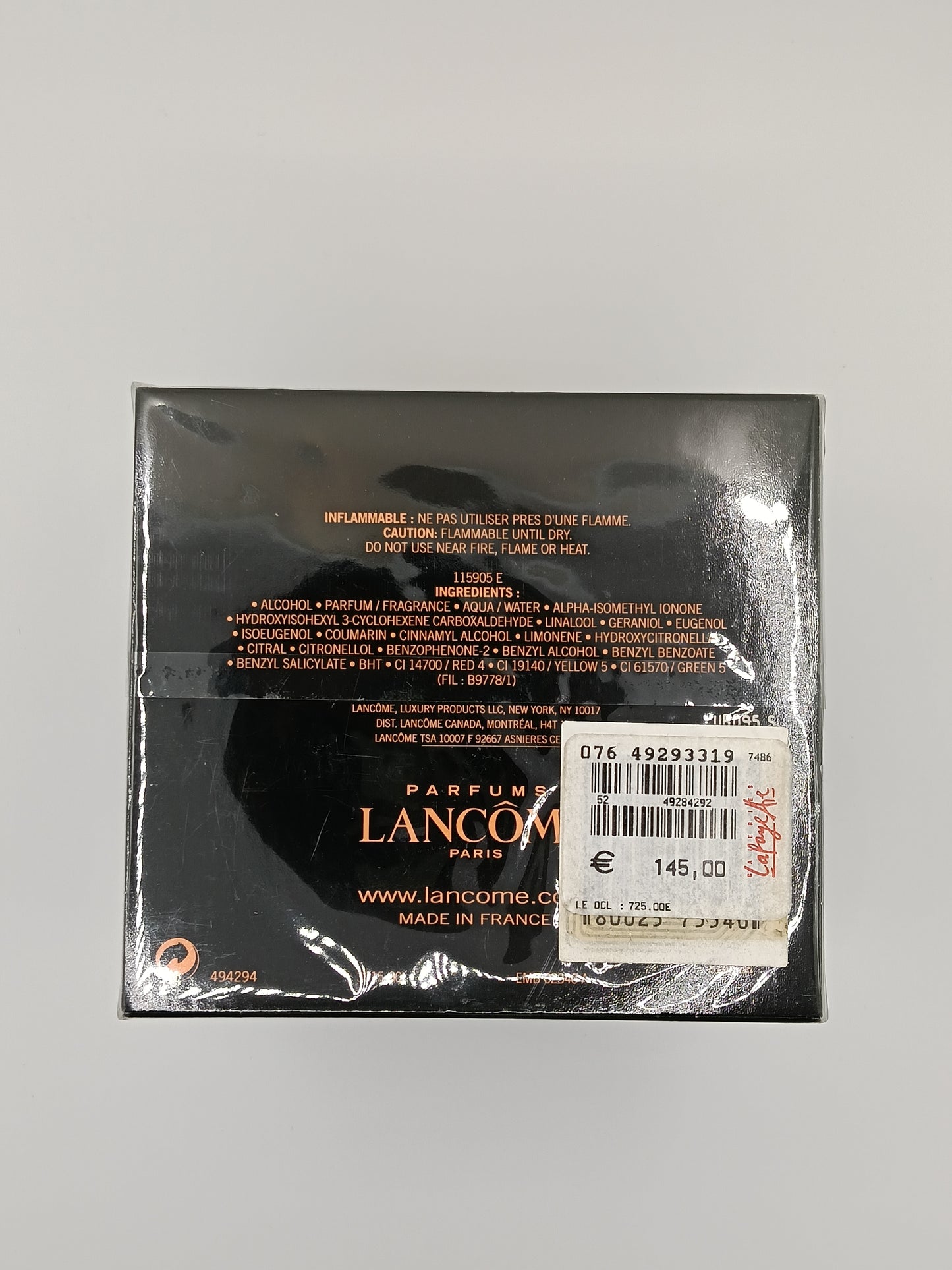 Lancôme Trésor L’Édition Diamant Parfum 20 ml 2005