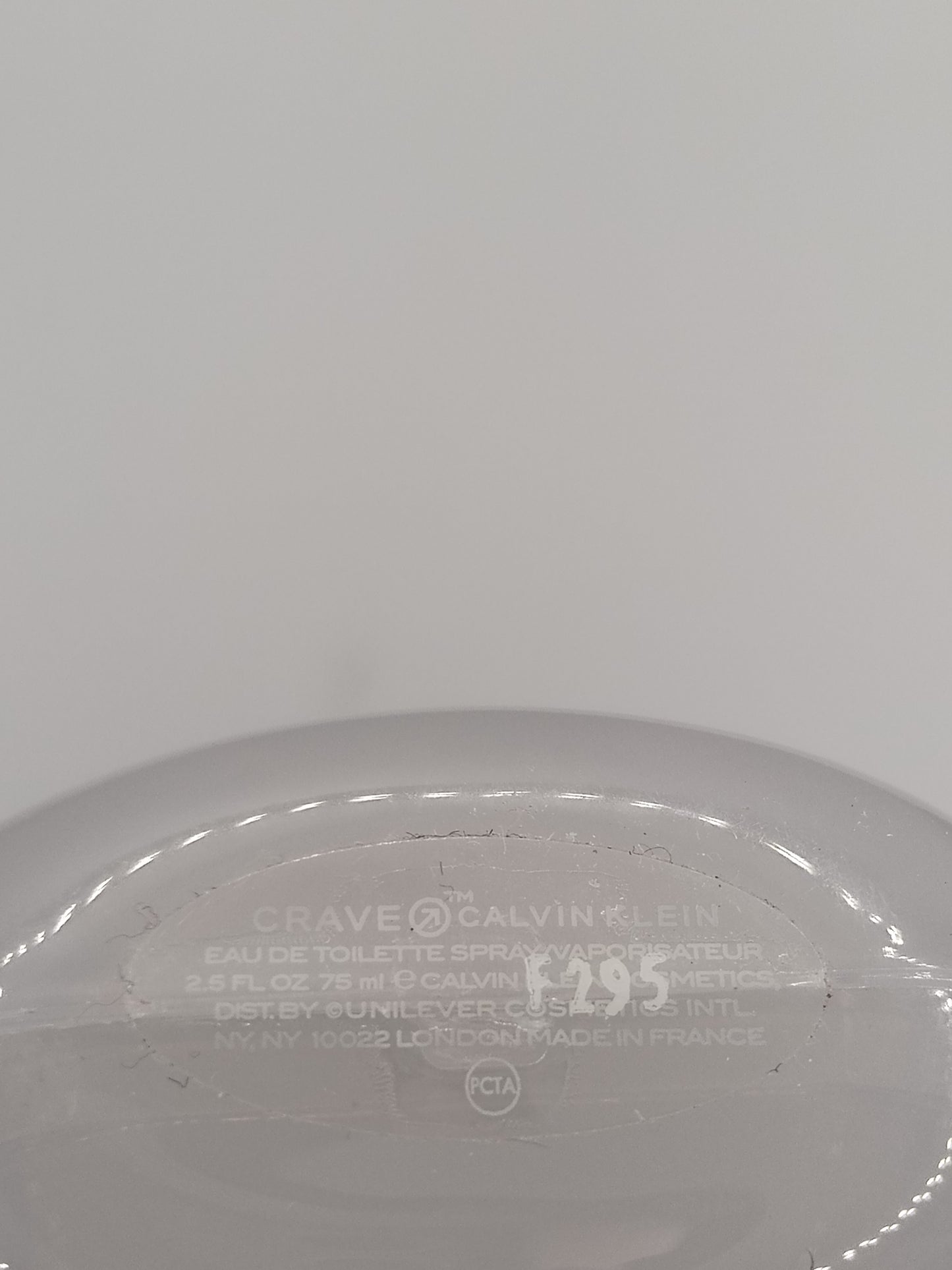 Calvin Klein Crave Eau de Toilette 75 ml con soporte 2002